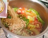 レタスと鮭のオートミールスープ作り方3写真