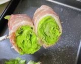 居酒屋風豚バラレタス巻き作り方6写真