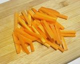 パリポリ食感♪大根の皮と人参のきんぴら作り方3写真