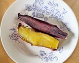 焼き芋にクリームチーズとゴルゴンゾーラ作り方2写真