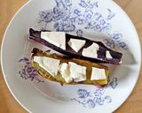 焼き芋にクリームチーズとゴルゴンゾーラ作り方3写真