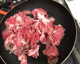牛肉と豆もやしの甘辛炒め作り方1写真