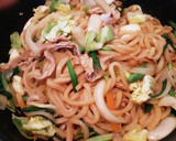 冷凍うどんでオイソース香る上海風焼きそば作り方5写真