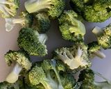 ニンニクたっぷりブロッコリーのオイル蒸し作り方1写真