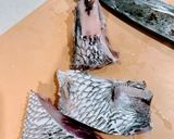 釣って来た大鯛のアラの湯煮作り方2写真