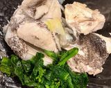 釣って来た大鯛のアラの湯煮作り方7写真