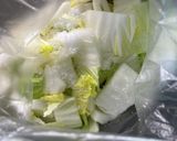 白菜の白い部分の漬物風作り方4写真