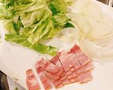 柚子胡椒で焼きうどん作り方1写真