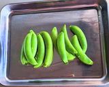 スナップえんどうと塩昆布の和え物作り方1写真
