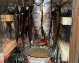 あまごの燻製を手作り燻製器で作ってみた作り方5写真