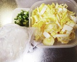 シュウマイ？白菜と挽き肉ミルフィーユ蒸し作り方1写真