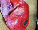 キンメダイのかぶと煮作り方1写真