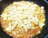 超簡単!キャベツとパスタのキーマカレー風作り方7写真