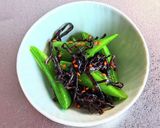 スナップえんどうと塩昆布の和え物作り方4写真