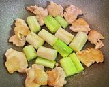 鶏もも肉と長ネギの醤油炒め作り方4写真