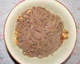 「赤だし土筆蕎麦」作り方8写真