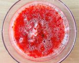 甘酒(甘麹)にフレッシュすりおろし苺作り方3写真