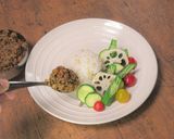 野菜たっぷりスパイスフレーク作り方5写真