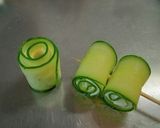 お弁当に！クルクルきゅうりチーズ作り方4写真