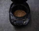 皮つきもち麦のみを炊飯器で炊く01作り方2写真