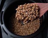 皮つきもち麦のみを炊飯器で炊く01作り方4写真