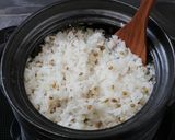 皮つきもち麦を土鍋で炊く作り方8写真