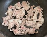 豚バラ肉と長芋のポン酢炒め作り方2写真