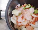 簡単!揚げない!甘めのえびチリ丼作り方7写真
