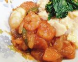 簡単!揚げない!甘めのえびチリ丼作り方11写真