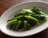 食材１つ！簡単小松菜の塩バター炒め作り方3写真