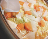 シュウマイ？白菜と挽き肉ミルフィーユ蒸し作り方5写真