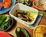 しみじみ美味★茄子味噌の手巻き寿司作り方8写真