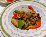 ★野菜たっぷり牛肉のオイスター炒め★作り方6写真