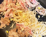 豚肉と豆もやしのオイスターソース炒め作り方4写真