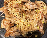 豚肉と豆もやしのオイスターソース炒め作り方5写真