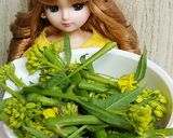 リカちゃん♡【野草】菜の花甘酢【春】作り方1写真