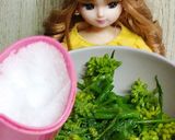 リカちゃん♡【野草】菜の花甘酢【春】作り方10写真