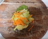 サラダチキンと大葉の生春巻き作り方3写真