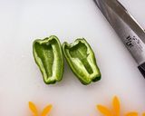 時短メニュー！細切りピーマンのたらこ炒め作り方1写真