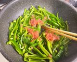 時短メニュー！細切りピーマンのたらこ炒め作り方5写真