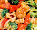 酢玉ねぎの漬け汁で野菜たっぷり甘酢炒め作り方6写真