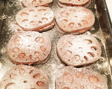 簡単★れんこんのはさみ焼き作り方5写真