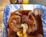 おうちで簡単に、お祭りのイカ焼き☆作り方2写真