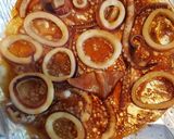 おうちで簡単に、お祭りのイカ焼き☆作り方3写真