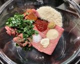 Turkey burger patty作り方1写真