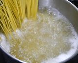 簡単！明太クリームパスタ　めんツナ作り方1写真