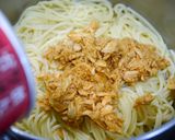 簡単！明太クリームパスタ　めんツナ作り方3写真