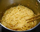 簡単！明太クリームパスタ　めんツナ作り方4写真