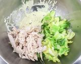 春キャベツ×チキン✿カレー風味サラダ✿作り方5写真