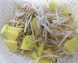 じゃがいも･玉ねぎ･もやしのかき揚げ作り方1写真